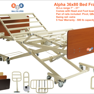 Alpha 36x80 Bed Frame